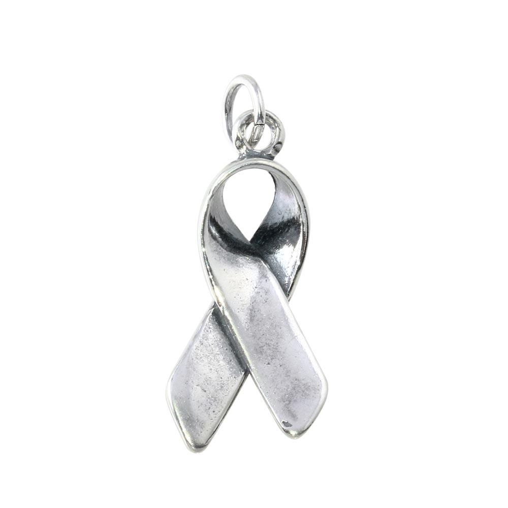 Silver 925 Oxidized Ribbon Pendant - OXP00050 | Silver Palace Inc.