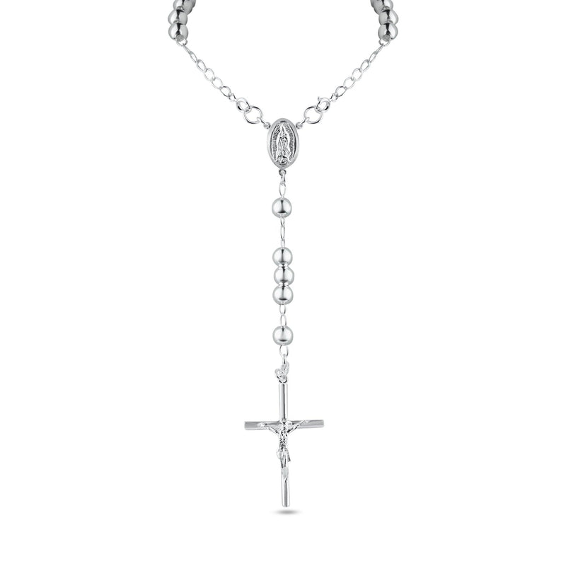 Silver 925 High Polished Rosary 3mm - RJP00006 | Silver Palace Inc.