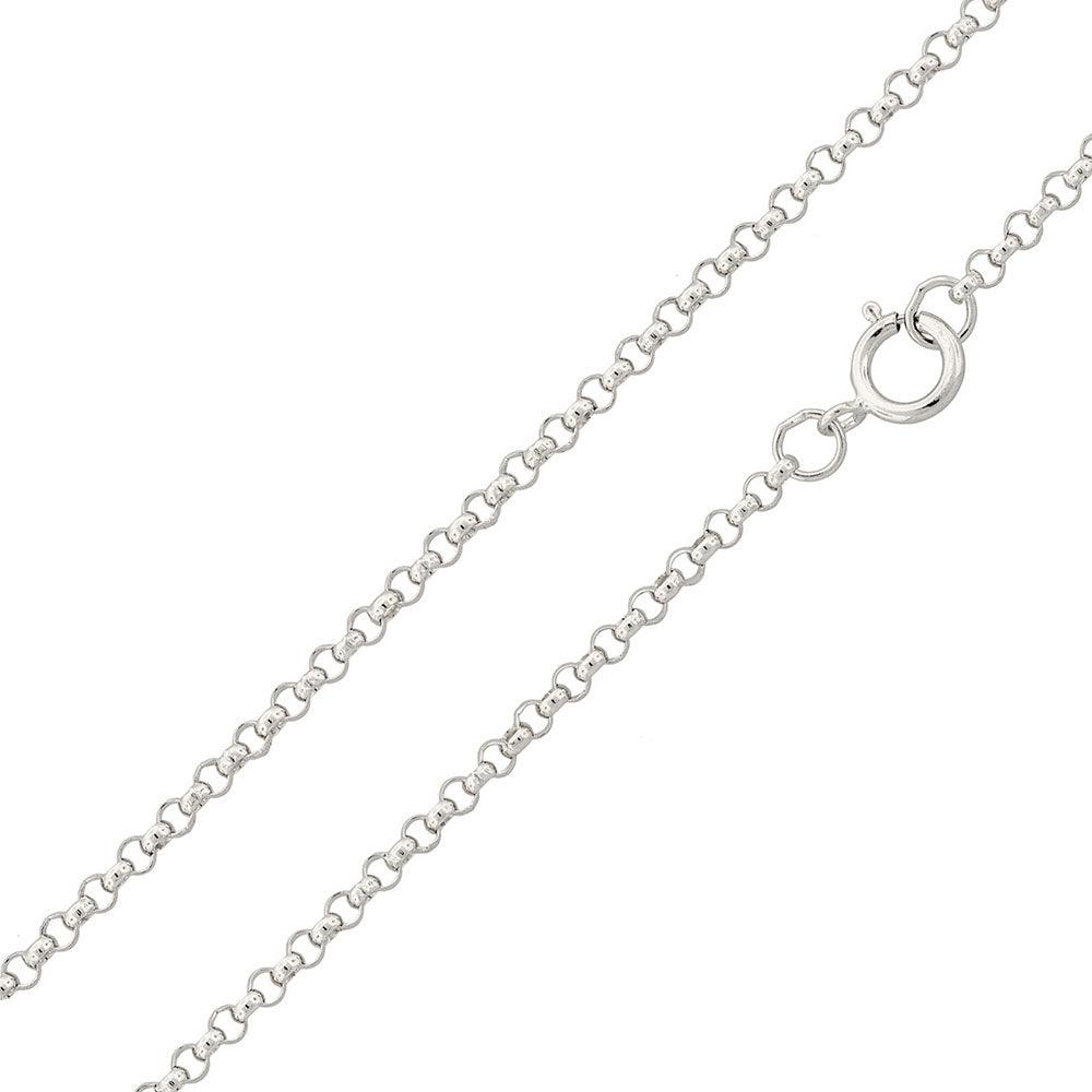 Round Diamond Cut Rolo 030 Chain 1.95mm - CH706 | Silver Palace Inc. #plating_basic non-plated