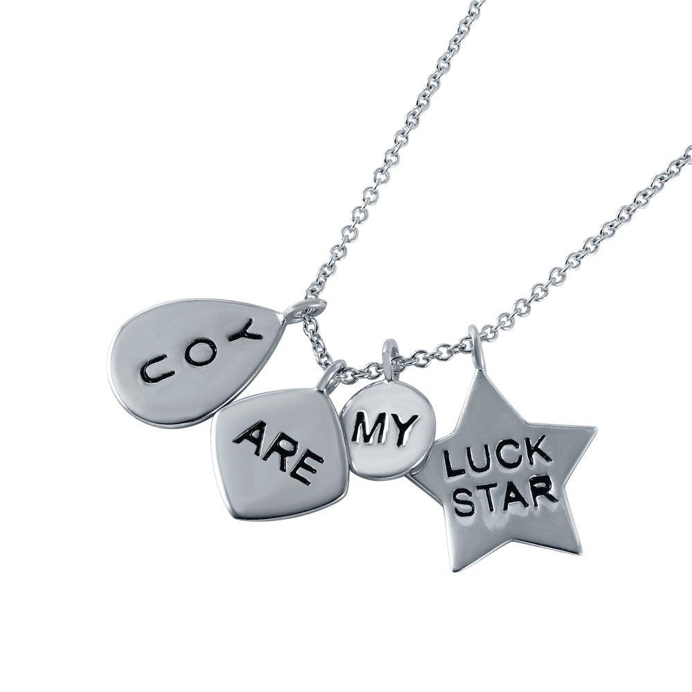 Lucky star necklace sales