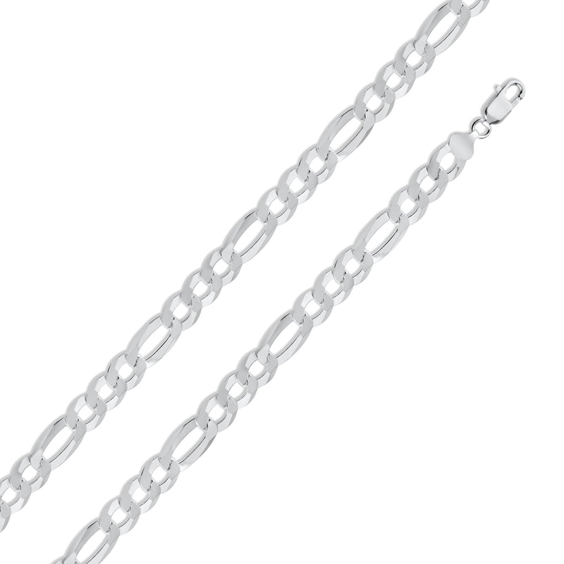 Figaro 200 Chain 8.9mm - CH609 | Silver Palace Inc.