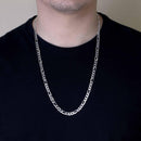 Pulsera y cadena Figaro 150 con talla de diamante de 5,6 mm - CH637