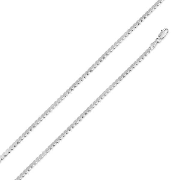 Silver 925 Basic Braid Chain 3.4mm - CH751 | Silver Palace Inc.