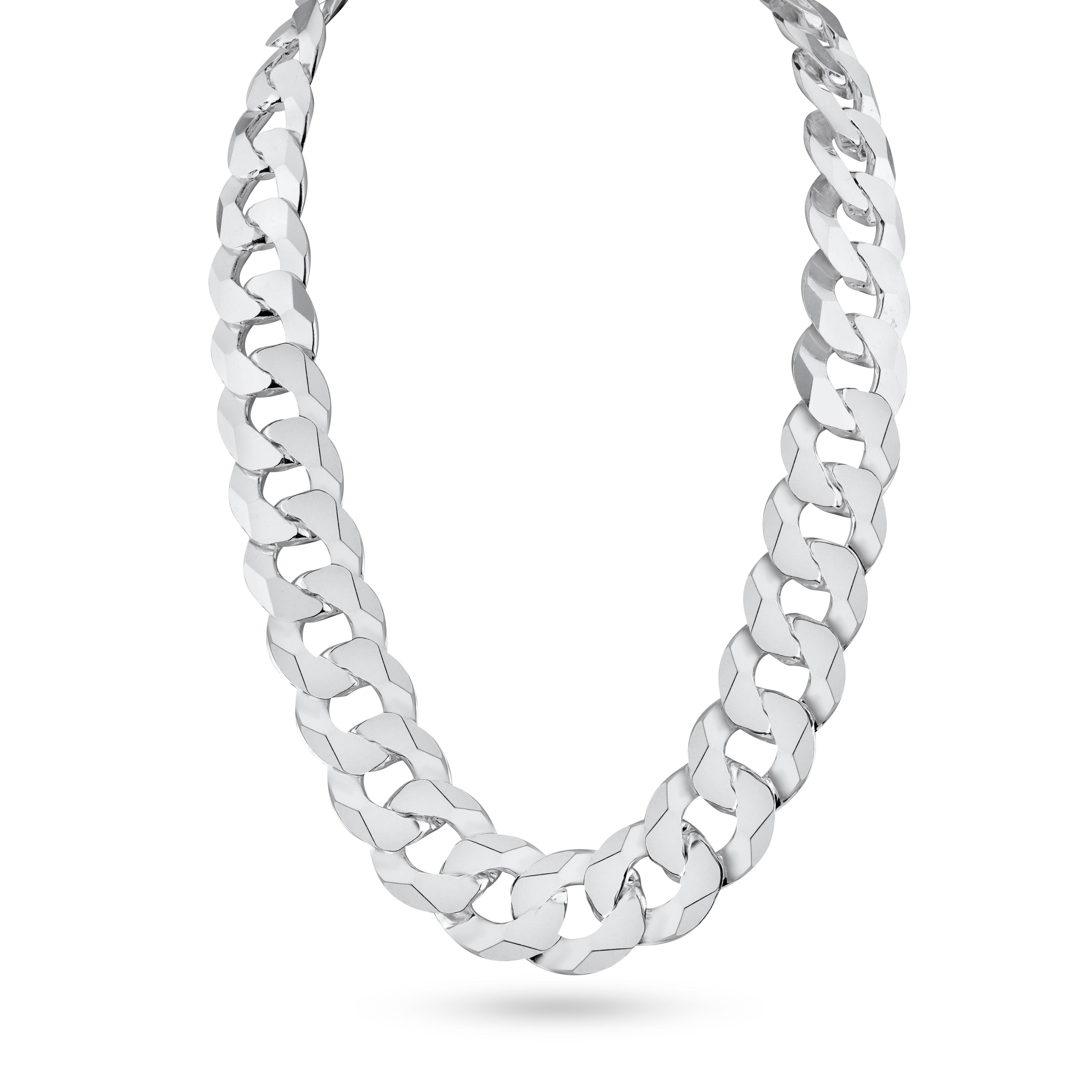 Curb 400 Chain 16.4mm - CH623A | Silver Palace Inc. #plating_basic non-plated