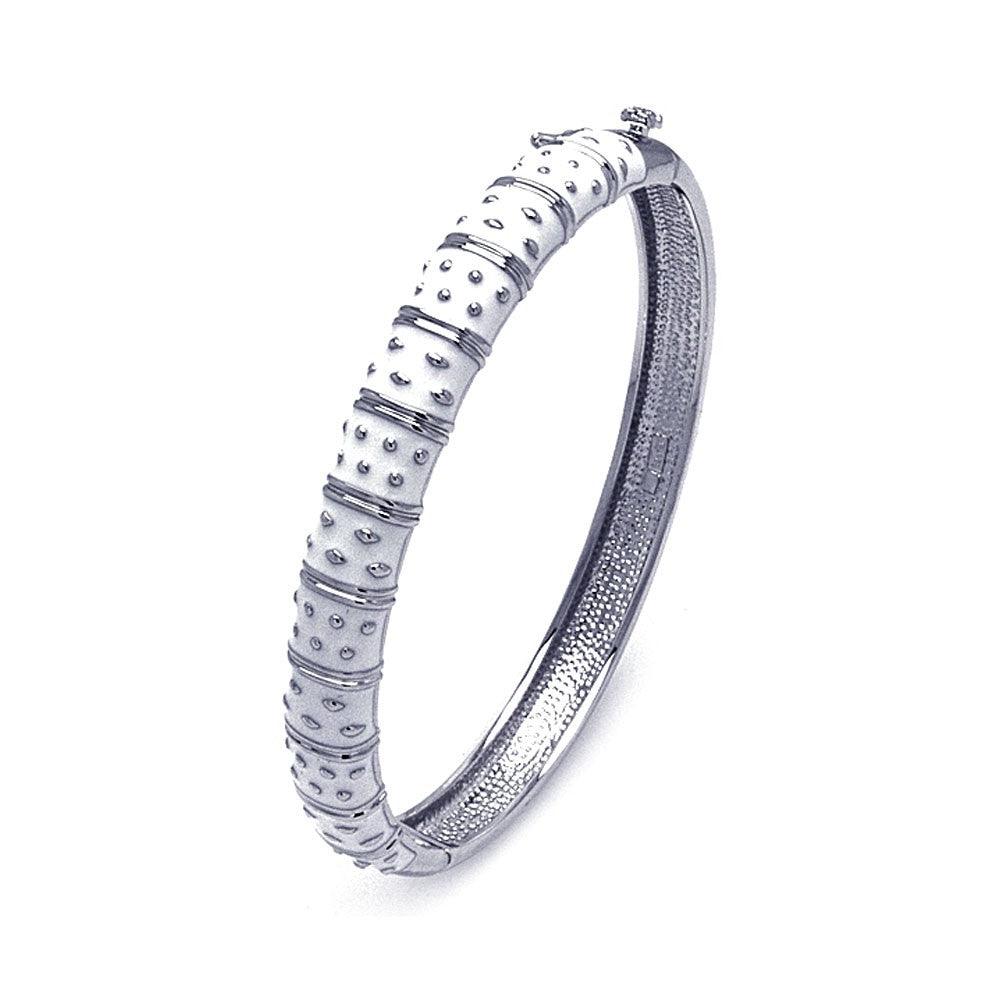 925 2024 Silver White CZ Bangle