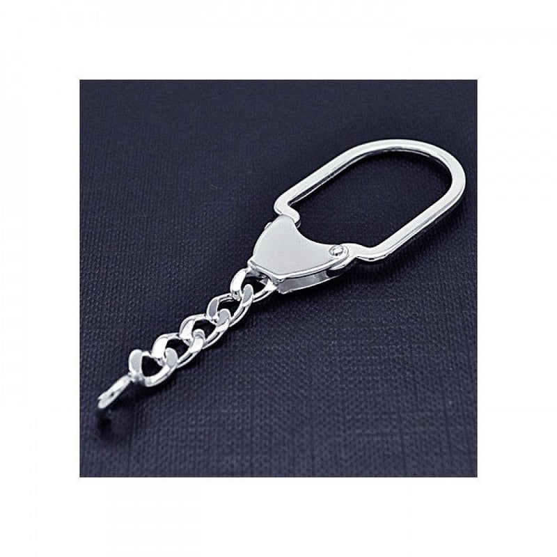 Silver 925 Dangling Customizable Keychain - KEYCHAIN7 | Silver Palace Inc.