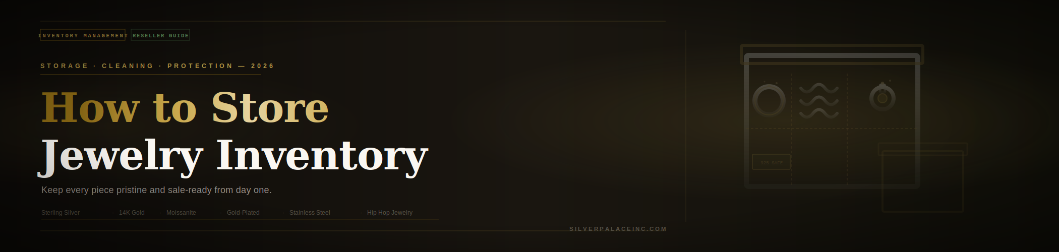 How to Store Jewelry Inventory and Keep It Pristine