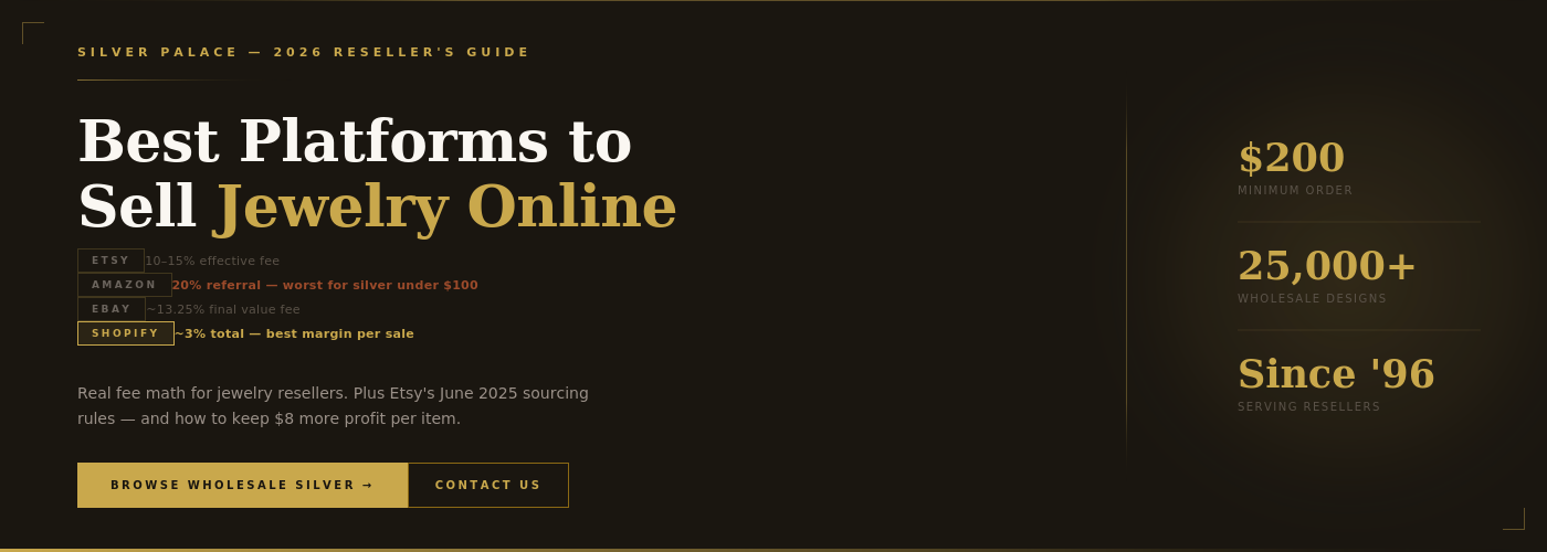 Best Platforms to Sell Jewelry Online