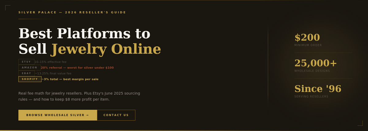 Best Platforms to Sell Jewelry Online
