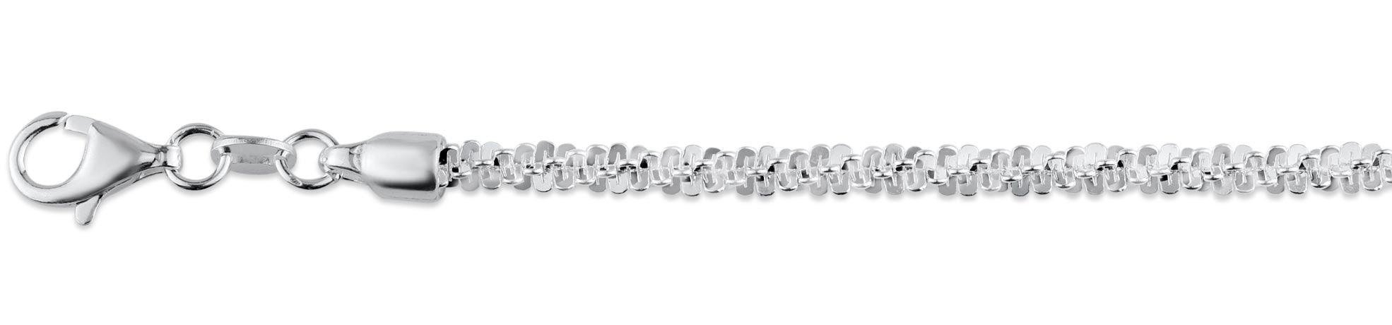 Sterling Silver Rhodium Roc Chains