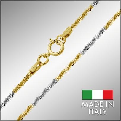 Sterling Silver Multi Color Roc Chains