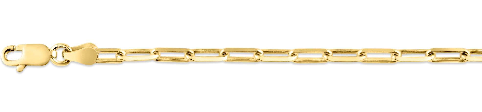 Sterling Silver Gold Plated Paperclip Chains