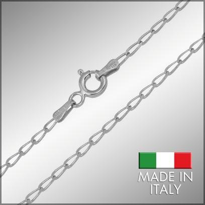 Sterling Silver Rhodium Link Chains