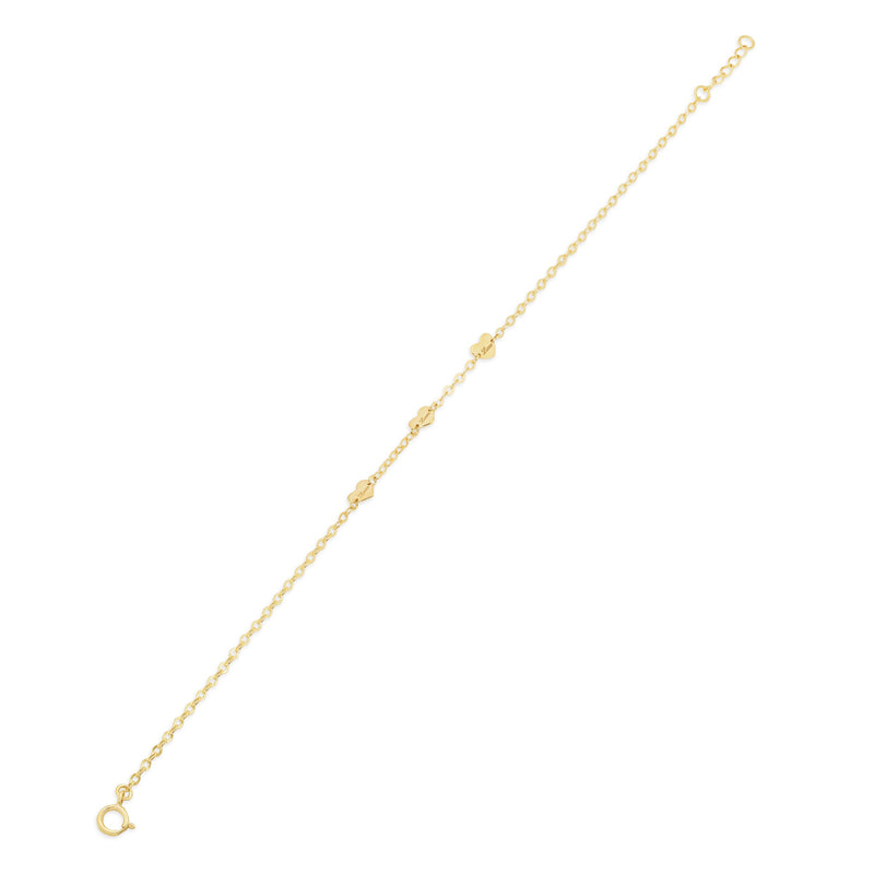 14P00149. - Colgante de oro amarillo de 14 quilates con detalle de corazón de niño sonriente