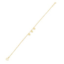 14P00149. - Colgante de oro amarillo de 14 quilates con detalle de corazón de niño sonriente