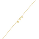 14P00149. - Colgante de oro amarillo de 14 quilates con detalle de corazón de niño sonriente