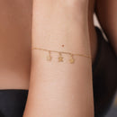 14P00149. - Colgante de oro amarillo de 14 quilates con detalle de corazón de niño sonriente