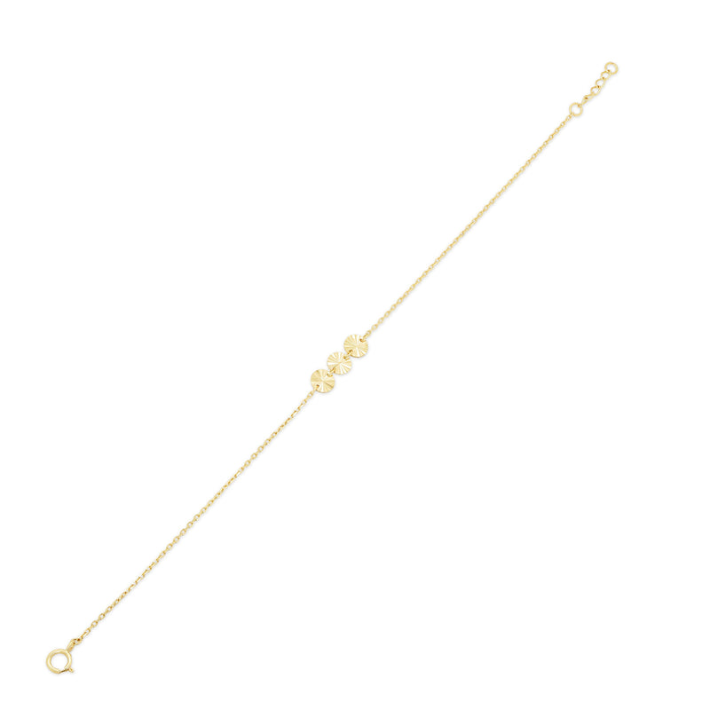 14P00149. - Colgante de oro amarillo de 14 quilates con detalle de corazón de niño sonriente