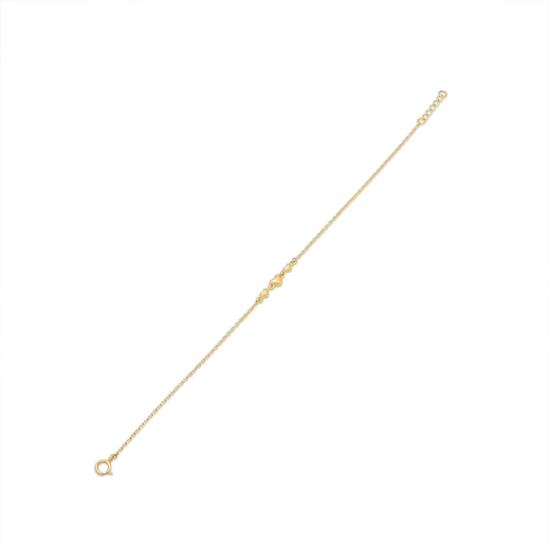 14P00149. - Colgante de oro amarillo de 14 quilates con detalle de corazón de niño sonriente