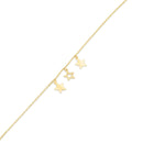 14P00149. - Colgante de oro amarillo de 14 quilates con detalle de corazón de niño sonriente