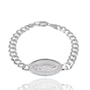 Pulsera San Benito Plata 925 Sin Baño - ARB00066