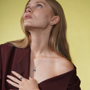 Rhodium Plated 925 Sterling Silver Crown Synthetic Mystic Topaz CZ Set - BGS00591