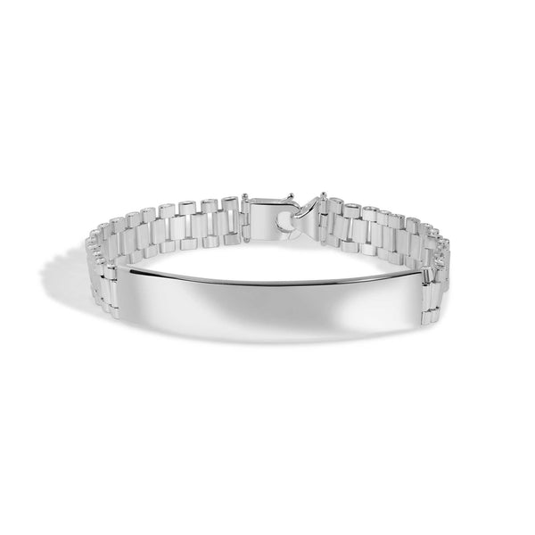 925 Sterling Silver Watch Band Style 10mm ID Bracelet - CDIB00003
