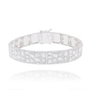 Pulsera de plata de ley 925 con identificación de pepitas de 7,5 mm - CDIB00027