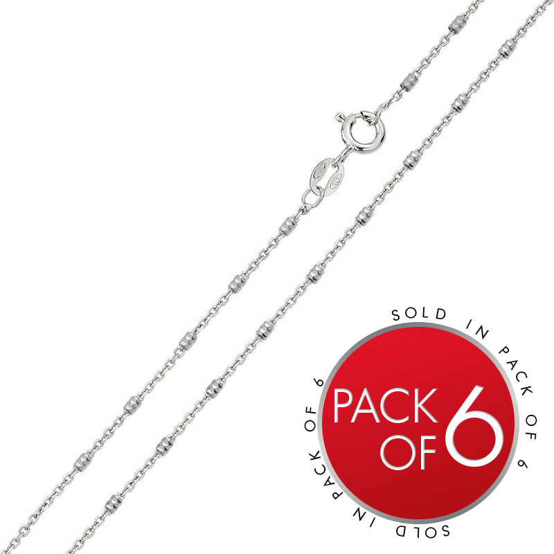 Rhodium Plated Chains Wholesale | Silver Palace Inc.