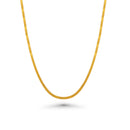 Gold Plated 925 Sterling Silver Herring Bone 035 Chain or Bracelet 3mm - CH382 GP