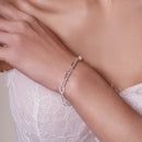 High Polished 925 Sterling Silver Paperclip Design Chain or Bracelet - CH41-7+1