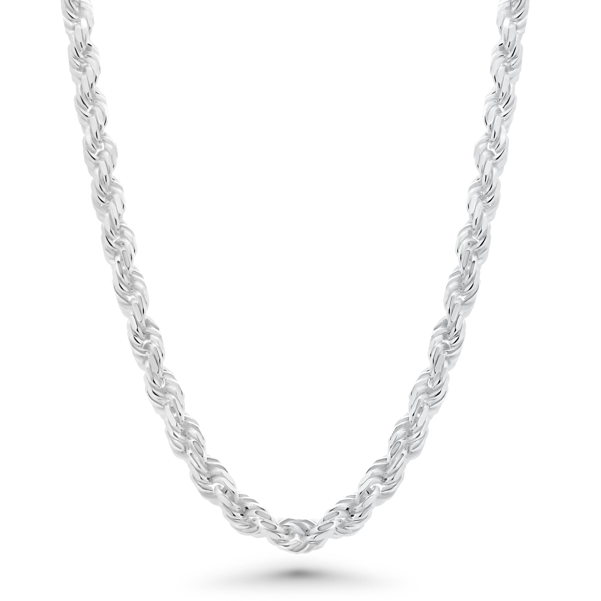 925 Sterling Silver Flex Rope Chain or Bracelet