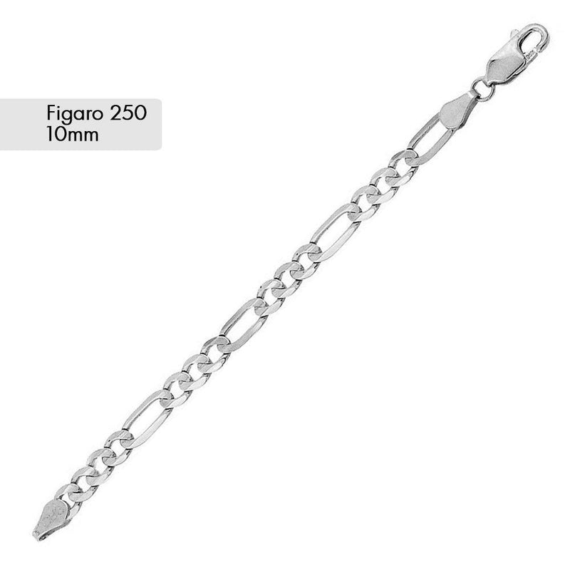 Figaro 250 Chain or Bracelet 10mm - CH610