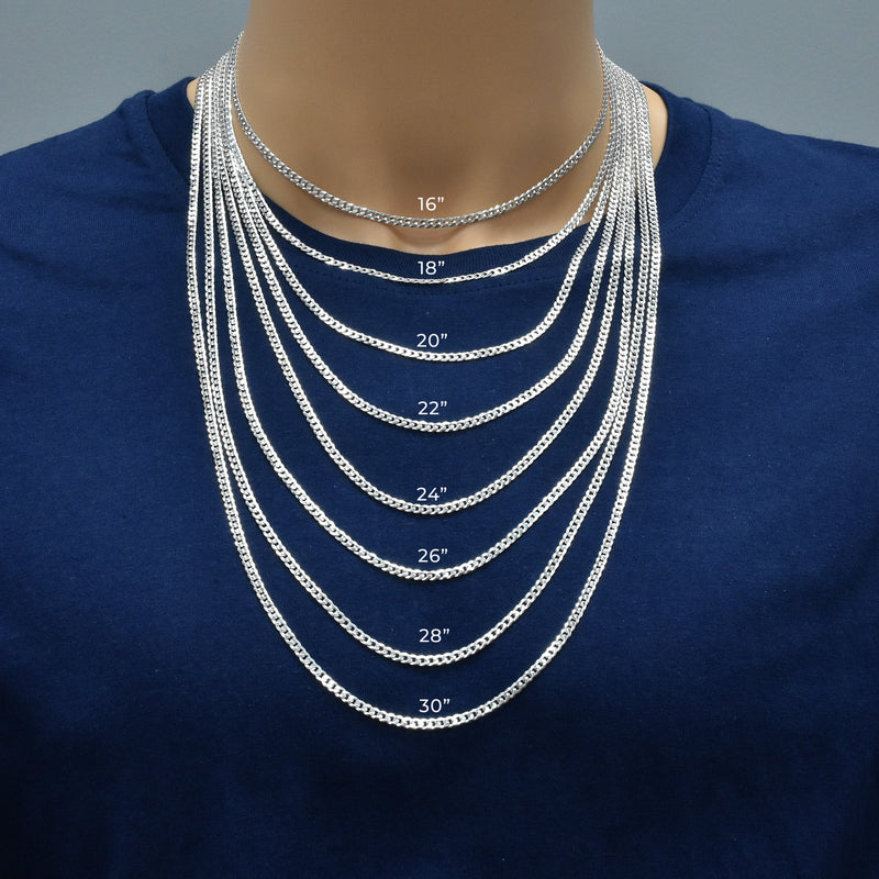 Curb 080 2.8mm Chain or Bracelet - CH615