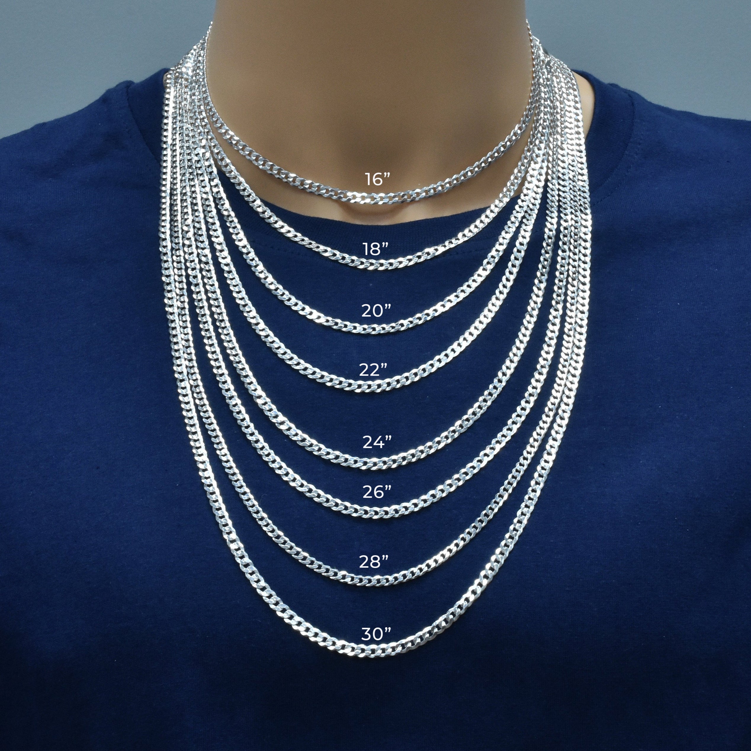 Curb 120 Chain or Bracelet 4.5mm - CH617