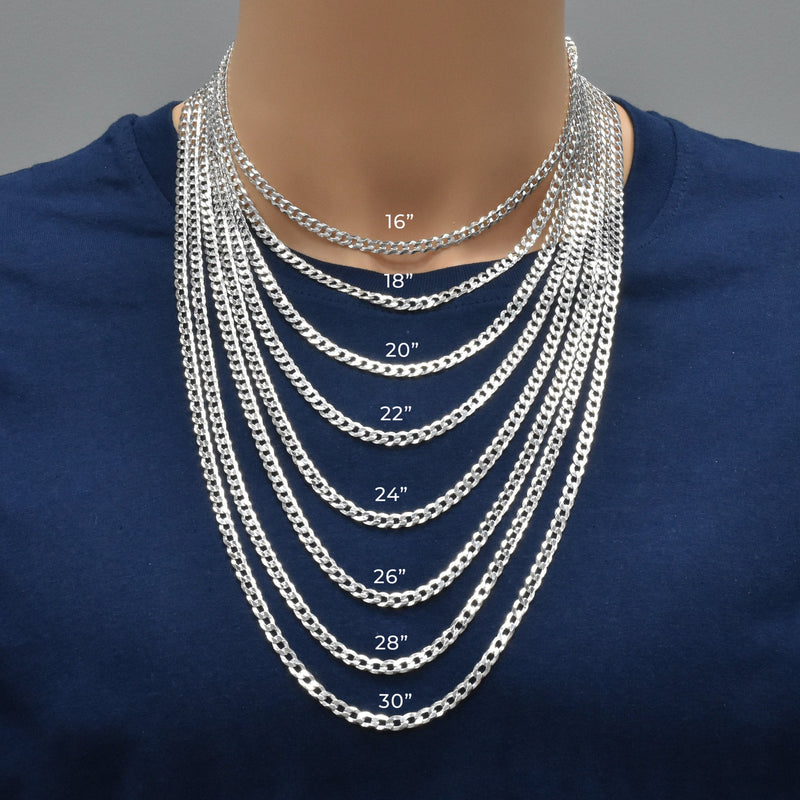 Curb 150 Chain or Bracelet 5.2mm - CH618