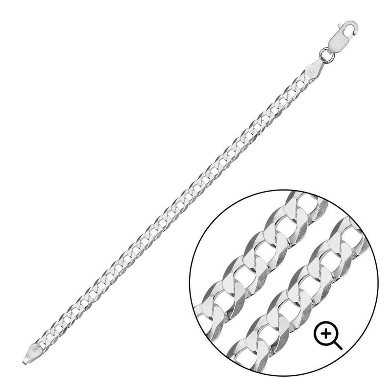 Curb 150 Chain or Bracelet 5.2mm - CH618