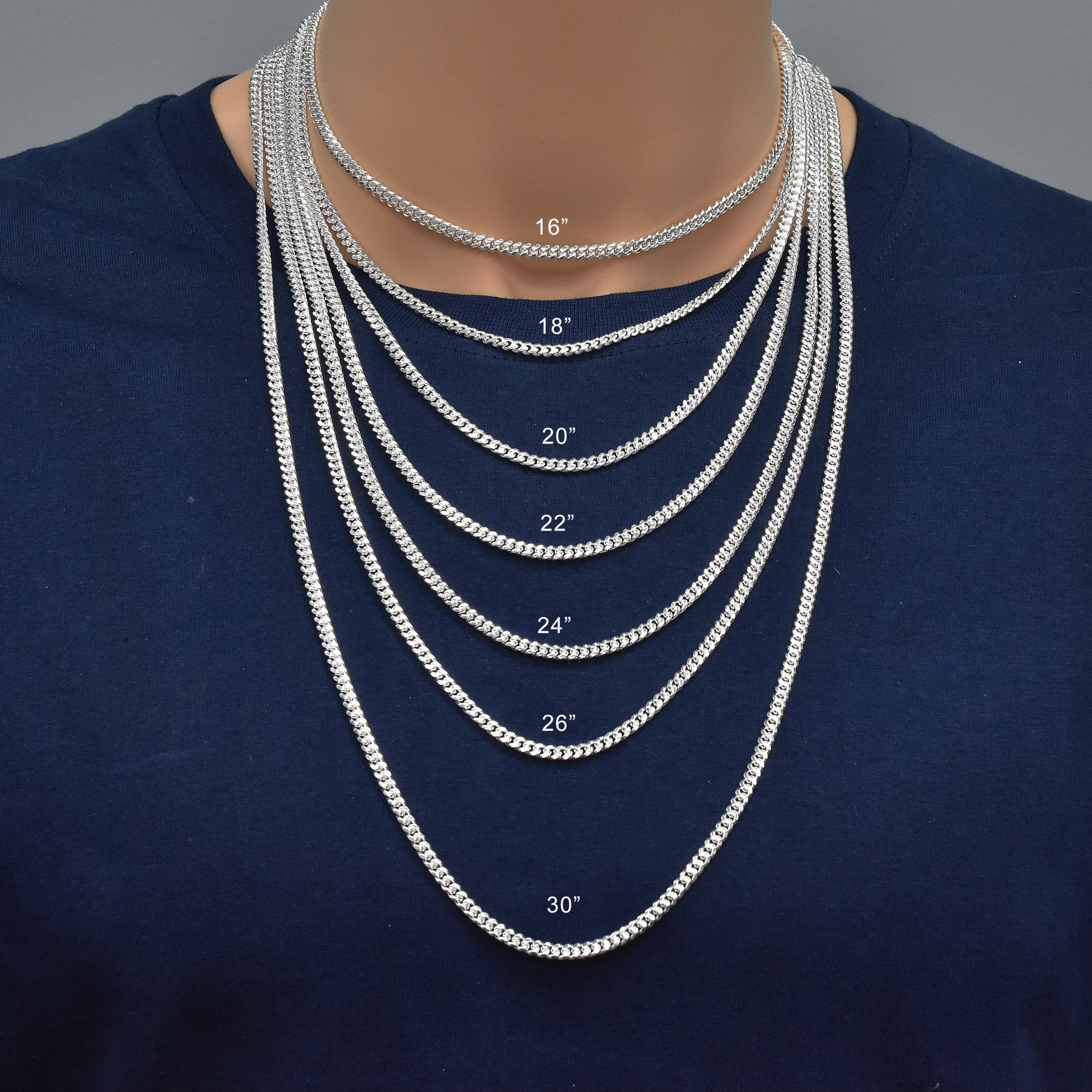 Miami Cuban 080 3mm Chain - CH649