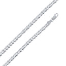 Cadena de eslabones de 3,9 mm, 100 con corte de diamante y ojo de pájaro - CH678