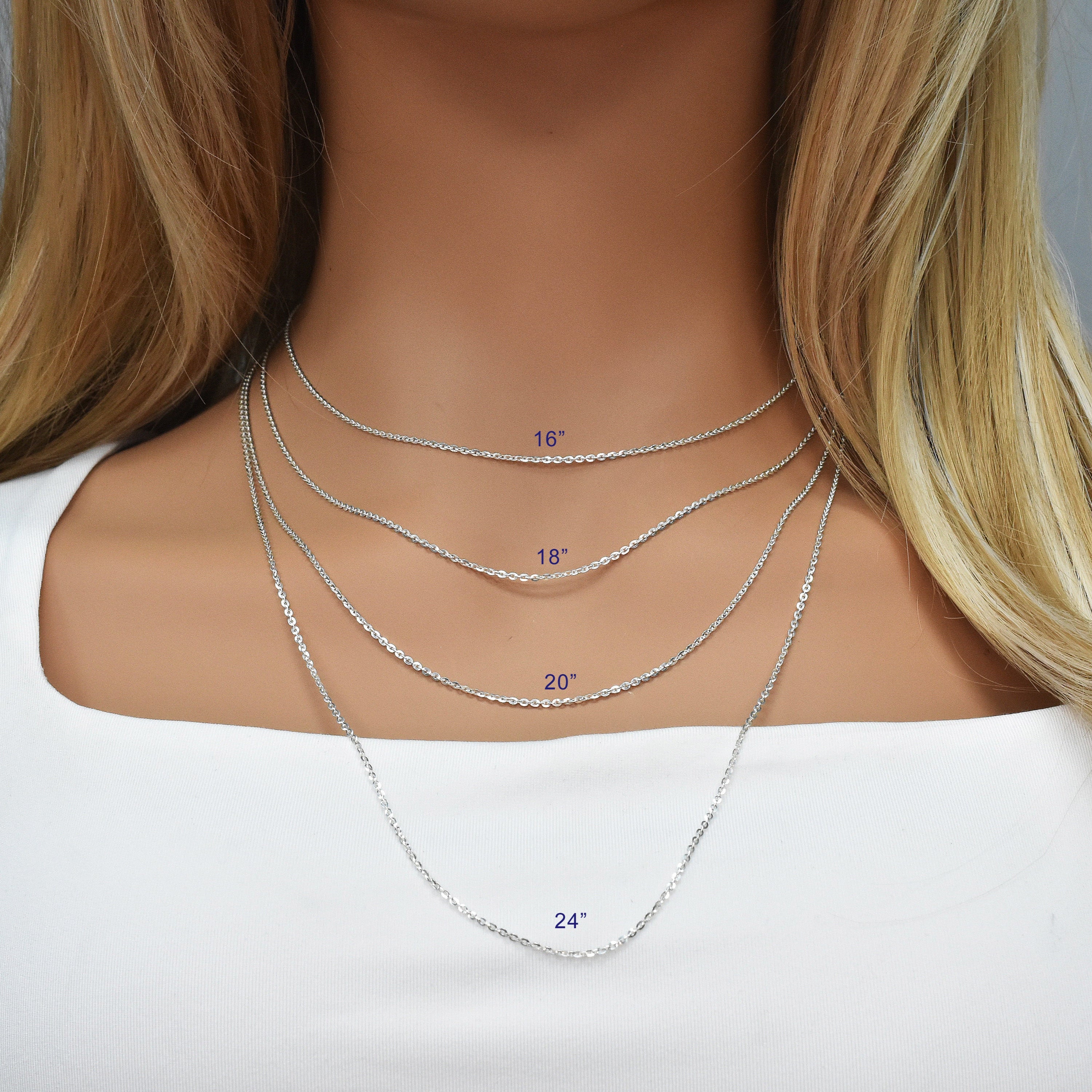 Flat Oval Link Chain 1.4mm (Pk of 6) - CH739