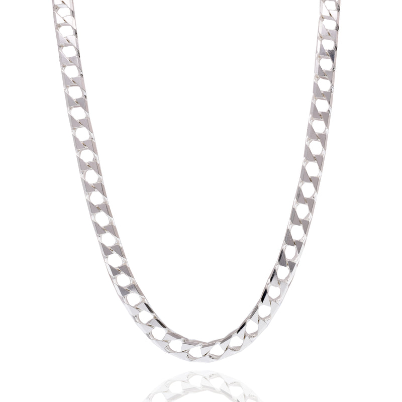 Cadena de eslabones de 4,8 mm, 120 con corte de diamante y ojo de pájaro - CH679