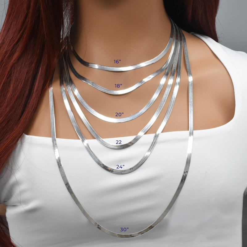 Herring Bone 050 Chain or Bracelet 4.5mm - CH813