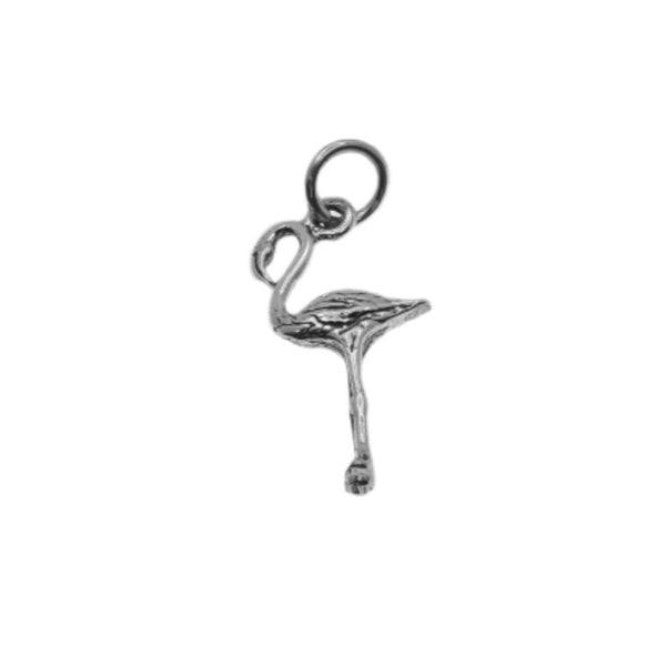 925 Silver Oxidized Flamingo Charm - CHARM0027