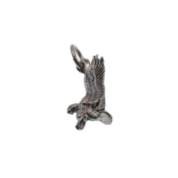 925 Silver Oxidized Eagle Charm - CHARM0032