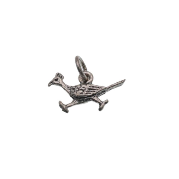 925 Silver Oxidized Emu Charm - CHARM0038