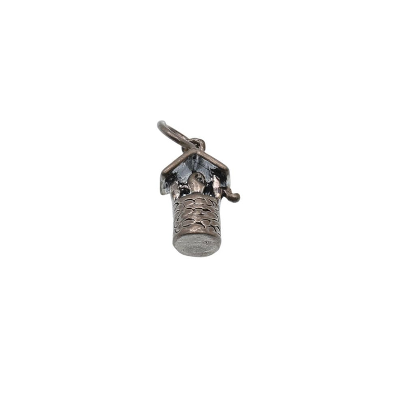 925 Silver Oxidized Well Charm- CHARM0064