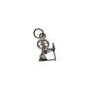 Charm de rueca oxidada de plata 925 - CHARM0065