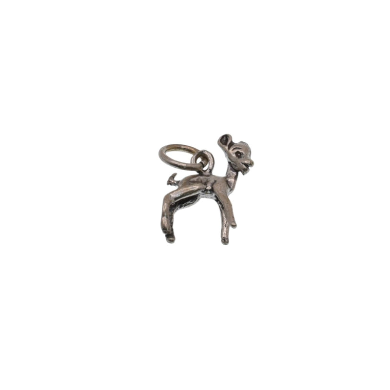 925 Silver Oxidized Deer Charm- CHARM0070