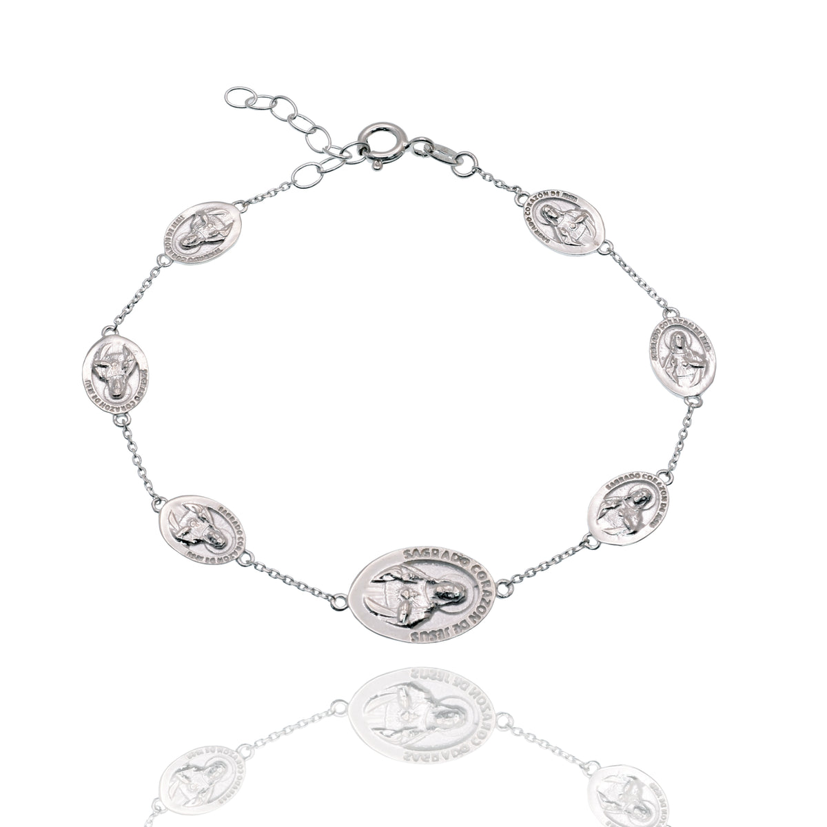 Jesus saves silver adjustable Sterling Silver Jesus Saves Necklace – JewelMint main image 2