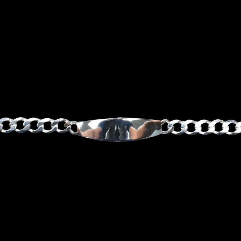 Personalized 925 Sterling Silver Baby Bracelet – Christening Gift, 5.5 Inch, Engravable